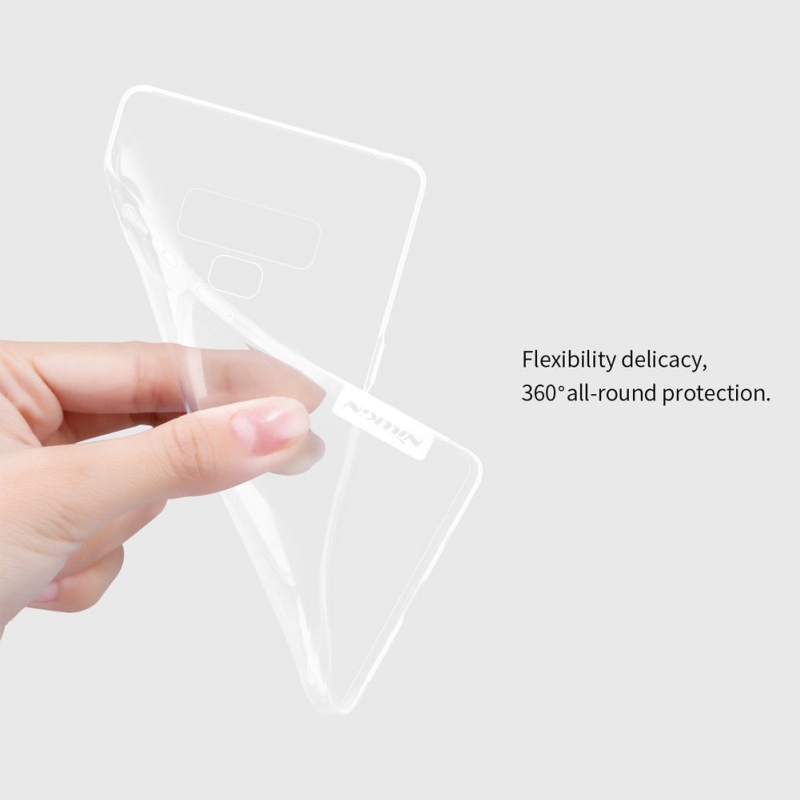 Ốp Lưng Samsung Galaxy Note 9 Dẻo Trong Suốt Hiệu Nillkin được làm bằng chất nhựa dẻo cao cấp nên độ đàn hồi cao, thiết kế dạng silicon là phụ kiện kèm theo máy rất sang trọng và thời trang khoe trọn được vẻ đẹp của máy.
